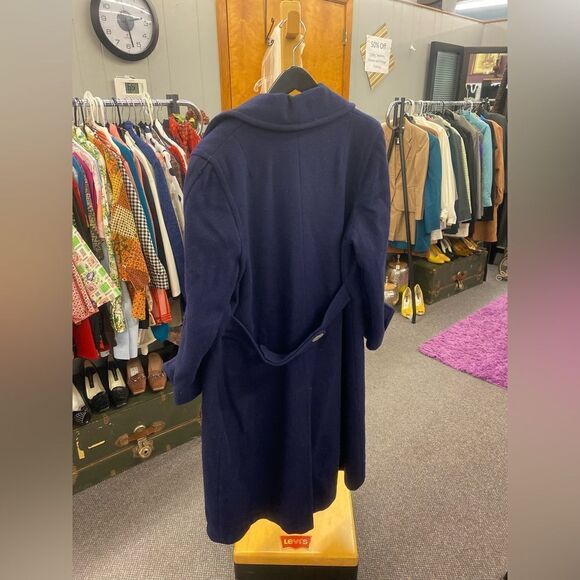 Vintage NOLB M/L Blue Coat - Picture 3 of 4